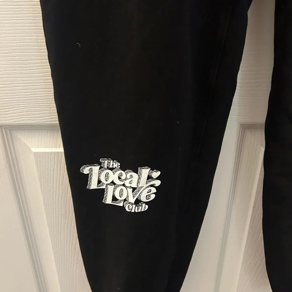 The Local Love Club x REVOLVE Lovers Uniform Sweatpants Jogger black Large - Picture 4 of 7